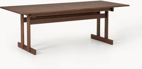 Uitschuifbare eettafel Brynn van eikenhout, in verschillende formaten