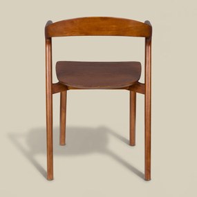 Zuiver Northwood Walnut Walnoot Eetkamerstoel Minimalistisch