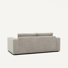 Compacte bank 3-zit in fluweel, Skander