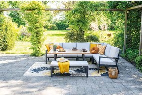 Garden Impressions Lissabon lounge dining set 5-delig L of R - valley sand