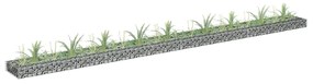 vidaXL Gabion plantenbak verhoogd 360x30x10 cm gegalvaniseerd staal