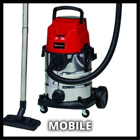 Einhell TE-VC 36/25 Li S Solo - Accu Nat-/Droogzuiger - Power X-Change - Excl. accu&amp;lader