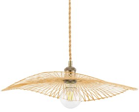 Luchtige hanglamp in bamboeØ50 cm, Ezia