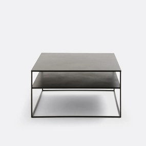 Vierkante salontafel in staal, Hiba