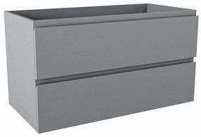 Mondiaz HAY wastafelonderkast - 90x45x50cm - 2 lades - softclose - Plata M45123Plata