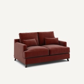 Compacte bank in fluweel, Alwine