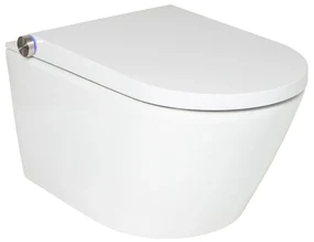 Rapowash douche wc basic wit randloos toilet met bidetsproeier