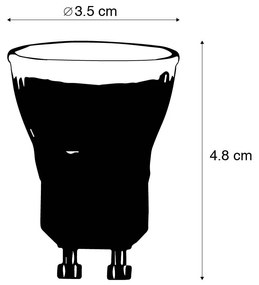 Set van 5 GU10 LED lampen 35mm 3,5W 180 lm 2700K