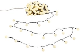 Kerst lichtsnoer groen met 100 LED's wit 5m IP44 - Dasher