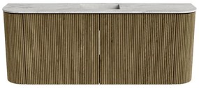 Mondiaz Joya DLux 105cm toiletmeubel ronding links/rechts dusk met wastafel faye midden zonder kraangat glace