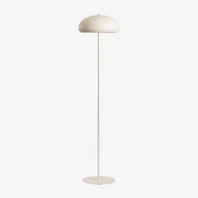 Hilma Metalen Vloerlamp Tapioca Beige - Sklum