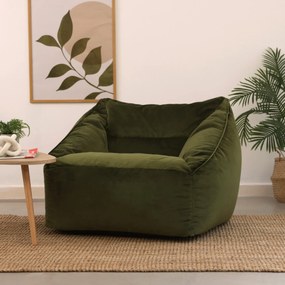 Natalia Velvet Armchair Bean Bag