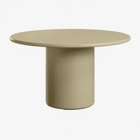 Ronde Eettafel In Mdf (ø130 Cm) Rodeo Groen – Salie - Sklum