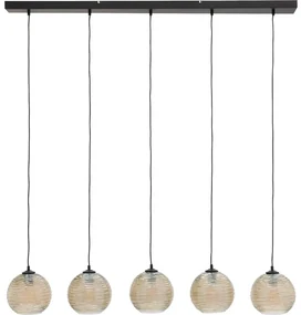 Goossens Hanglamp Soleil, Hanglamp met 5 lichtpunten