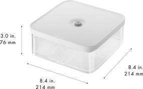 ZWILLING Fresh &amp; Save CUBE CUBE-doos L / 21 cm, transparant-wit - Fresh &amp; Save CUBE - ZWILLING