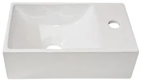Best Design Wonder fontein 29x18x9.5cm 1 kraangat rechts keramiek wit 3875080