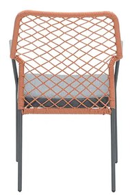 Garden Impressions Ross tuinset 7-delig koper - Tulli tuintafel ovaal 220x115 cm light teak look