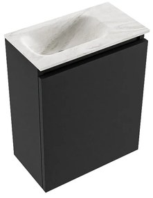 Mondiaz Ture DLux toiletmeubel 40cm urban met wastafel ostra links zonder kraangat