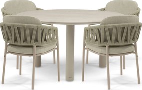 Tuinset 4 personen  Rope Zand/Beige 4 Seasons Outdoor Calma/Trino