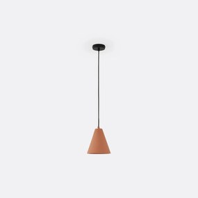 Hanglamp in beton, terracotta Ø18 cm, Arida