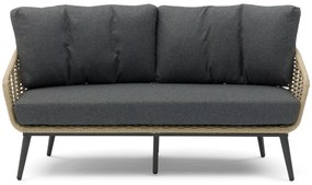 Stoel en Bank Loungeset 5 personen Aluminium/rope Grijs  Coco Vinci/Ronda