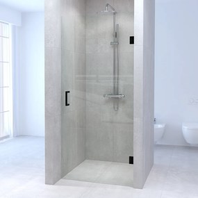 Brauer JC profielloze nisdeur 80cm zwart mat