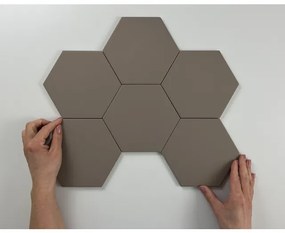 Cifre Ceramica Hexagon Timeless wand- en vloertegel - 15x17cm - 9mm - Zeshoek - Taupe mat SW07311860-5