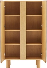 Eiken Wandkast Modern - 80x40x137cm.