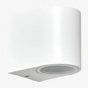 Pevot Aluminium Buitenwandlamp Wit - Sklum
