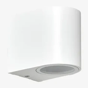 Pevot Aluminium Buitenwandlamp Wit - Sklum
