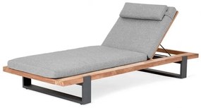 SUNS Nardo lounger light anthracite mixed wave / matt royal grey