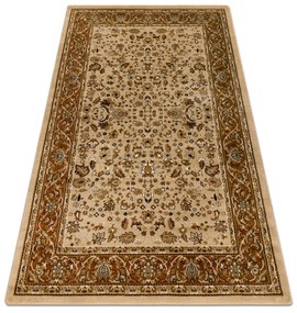 Tapijt ROYAL E0176 Kader - beige / bruin