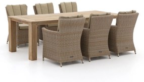Diningset Intenso | 6 personen | Tuinset wicker (vlechtwerk) | 7-delig | Kees Smit Tuinmeubelen