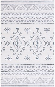 Handgeweven laagpolig vloerkleed Evangeline