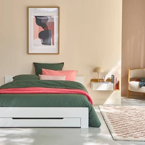 2-personenbed met beddenbodem en lade, Crawley