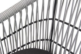 Tuinset 4 personen 180 cm Rope Wit Lifestyle Garden Furniture Western/Sophia