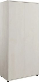 Kledingkast Orlbale 126, Lichtgrijs, 218x101x55cm, 94 kg, Kledingkast deuren: Met scharnieren, Aantal planken: 3, Aantal planken: 3
