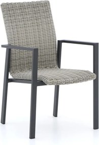 Dining tuinstoel | Manifesto Villongo | Wicker (vlechtwerk) | Grijs | Stapelbaar | Kees Smit Tuinmeubelen