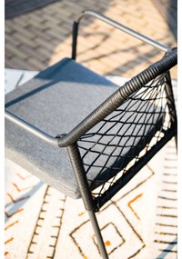 Garden Impressions Ross tuinset 7-delig zwart - Braga tuintafel 220x100 cm