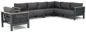 Hoek loungeset 7 personen Rope Grijs  Santika Furniture Santika Shadow