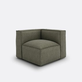 Omvormbare hoekbank, getextureerde stof, Seven