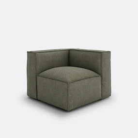 Omvormbare hoekbank, getextureerde stof, Seven