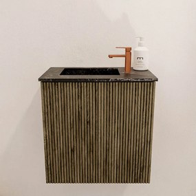 Mondiaz Joya DLux 40cm toiletmeubel dusk met wastafel faye links 1 kraangat lava