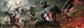 Poster Captain America - Civil War, (158 x 53 cm)