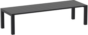 Siesta  Tuintafel - Vegas XL - Zwart - Uitschuifbaar 260/300 cm