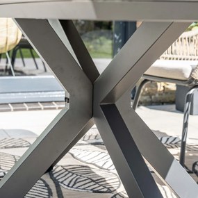 Garden Impressions Fiore tuintafel 220x100xH72 cm - donker grijs