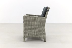 Wicker tuinstoel Oliva - Paloma grijs