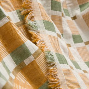 Jacquard plaid met geometrische motieven, Virna