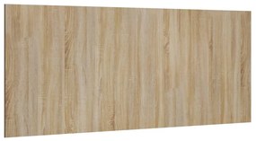 vidaXL Hoofdbord 200x1,5x80 cm bewerkt hout sonoma eikenkleurig