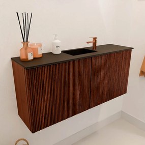 Mondiaz Joya 90cm toiletmeubel ruby met wastafel faye midden 1 kraangat urban